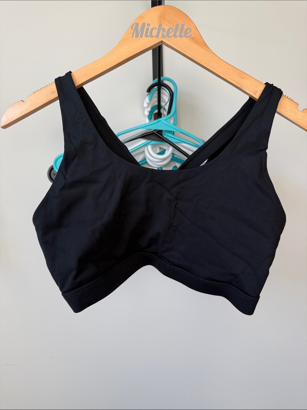 lululemon athletica Black Seamless Wireless Sports Bra